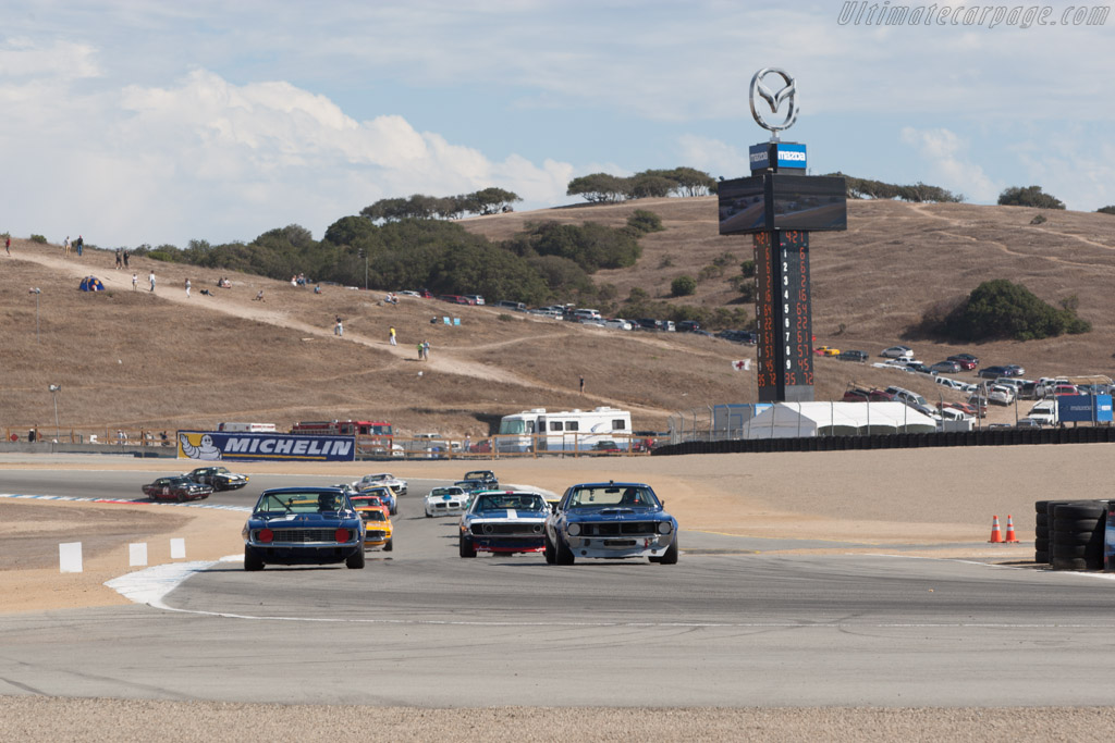 Off they go   - 2013 Monterey Motorsports Reunion