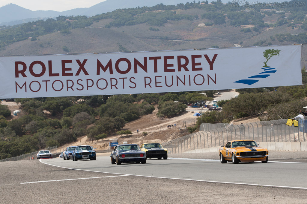 Off they go   - 2013 Monterey Motorsports Reunion