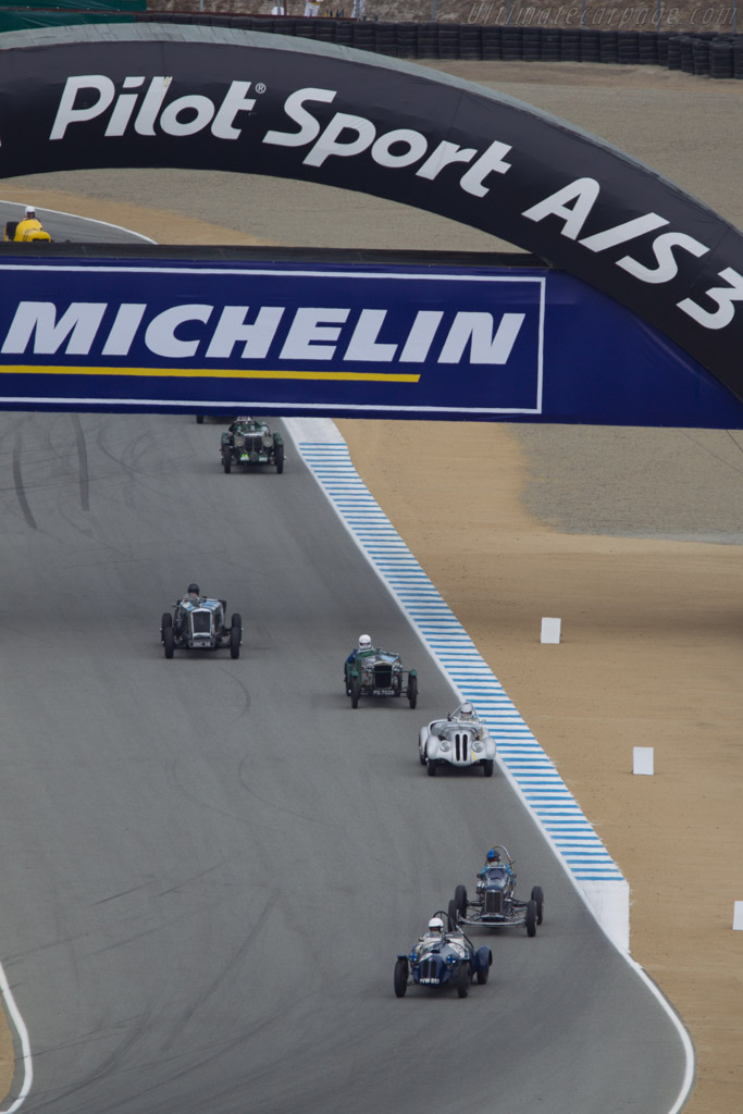 Off they go   - 2013 Monterey Motorsports Reunion