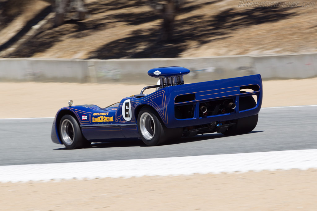 McLaren M6A Chevrolet - Chassis: M6A/3 - Driver: Brian Blain - 2014 Monterey Motorsports Reunion