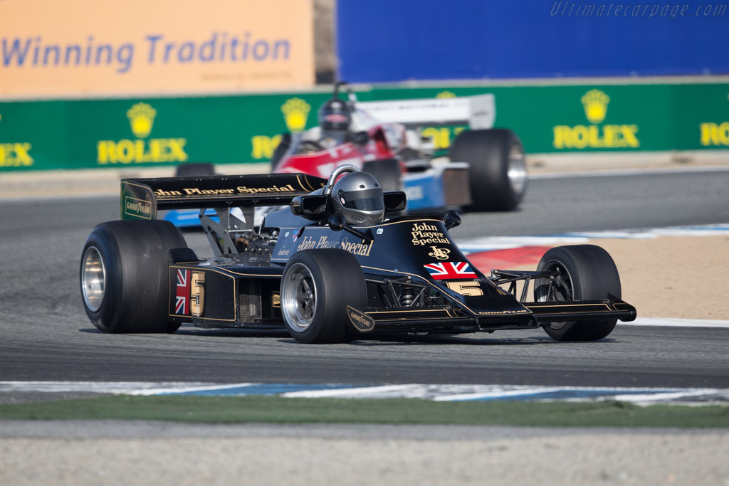 Lotus 77 - Chassis: JPS14 - Driver: Chris Locke - 2015 Monterey Motorsports Reunion