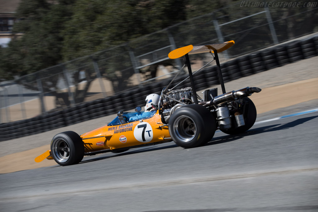 McLaren M10A - Chassis: 300-09 - Driver: Tony Roberts - 2015 Monterey Motorsports Reunion