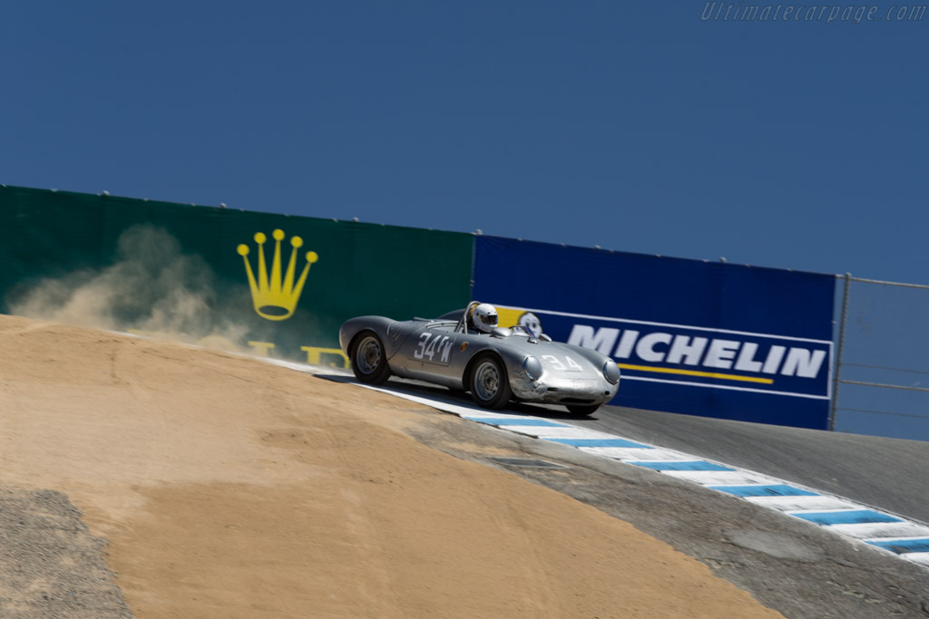 Porsche 550A - Chassis: 550A-0144 - Driver: Tom Trabue - 2015 Monterey Motorsports Reunion