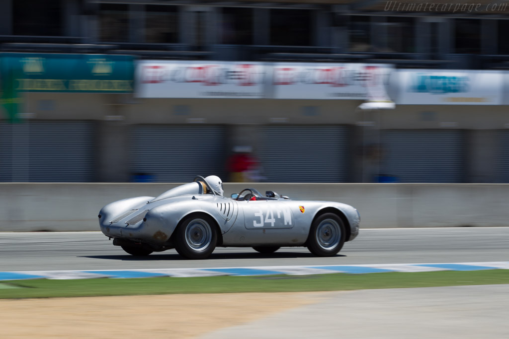 Porsche 550A - Chassis: 550A-0144 - Driver: Tom Trabue - 2015 Monterey Motorsports Reunion