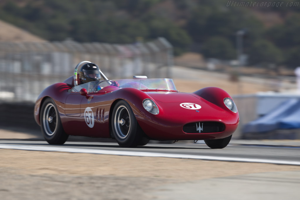 Maserati 200 S - Chassis: 2425 - Driver: Ned Spieker - 2017 Monterey Motorsports Reunion