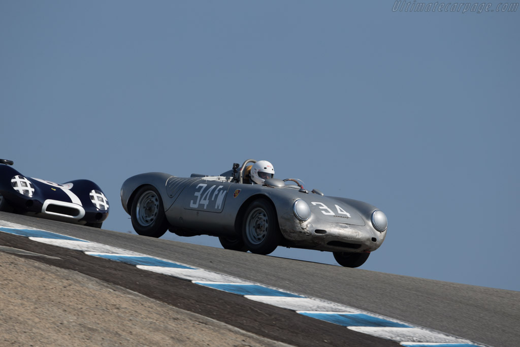 Porsche 550A - Chassis: 550A-0144 - Driver: Tom Trabue - 2017 Monterey Motorsports Reunion