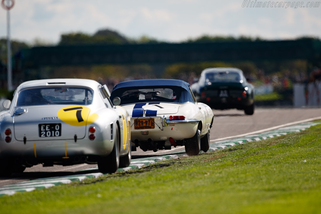 Jaguar E-Type  - Driver: Scott Dixon / Dario Franchitti - 2022 Goodwood Revival