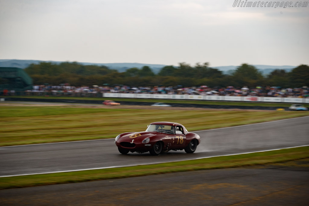 Jaguar E-type semi-lightweight - Chassis: 875073 - Entrant: William Paul - Driver: William Paul / Andy Priaulx - 2023 Goodwood Revival