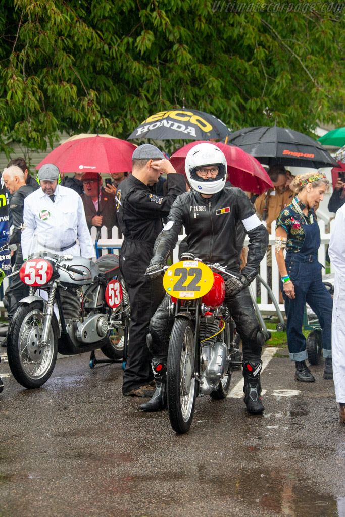 Gilera San Remo  - Entrant: François Rivaz - Driver: François Rivaz / Storm Stacey - 2024 Goodwood Revival