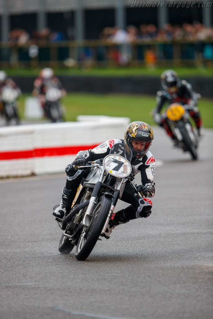 Norton Manx  - Entrant: Joaquín Folch-Rusinol Jnr - Driver: Carlos Checa / Joaquìn Folch-Rusinol Jnr - 2024 Goodwood Revival