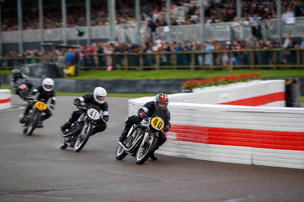 Norton Manx  - Entrant: Simon Roud - Driver: Glen English / Steve Plater - 2024 Goodwood Revival