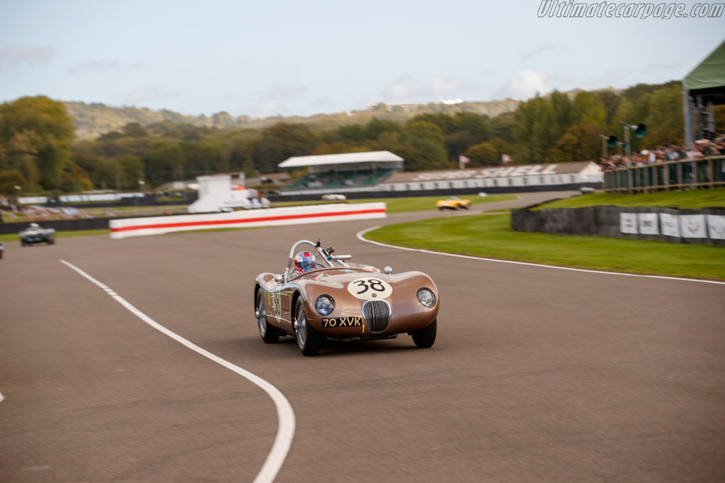Jaguar C-Type - Chassis: XKC 018 - Driver: Jenson Button / Alex Buncombe - 2025 Goodwood Revival