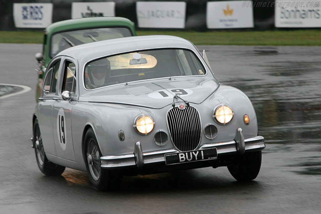 Derek Bell in a Jaguar Mk I   - 2006 Goodwood Revival