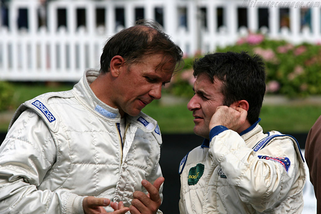 Gounon and Minassian sharing Ferrari experiences   - 2006 Goodwood Revival