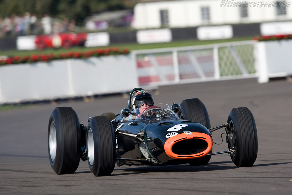 A burn-out from Sir Jackie Stewart   - 2008 Goodwood Revival
