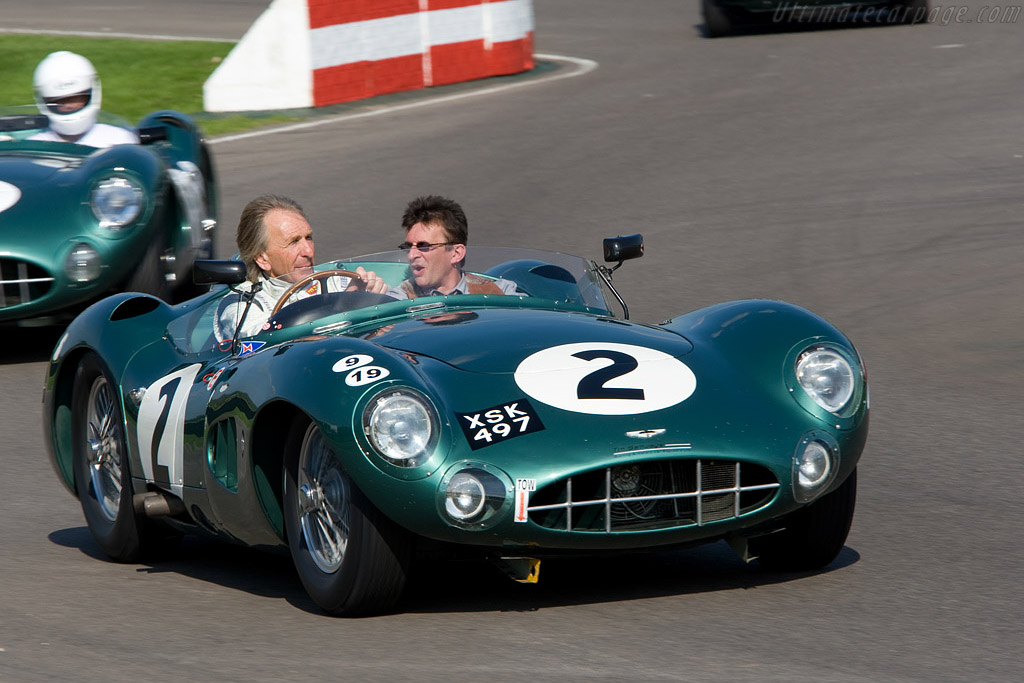 Bell in the DBR1 that Moss and Brooks drove to victory in the 1958 TT - Chassis: DBR1/2  - 2008 Goodwood Revival