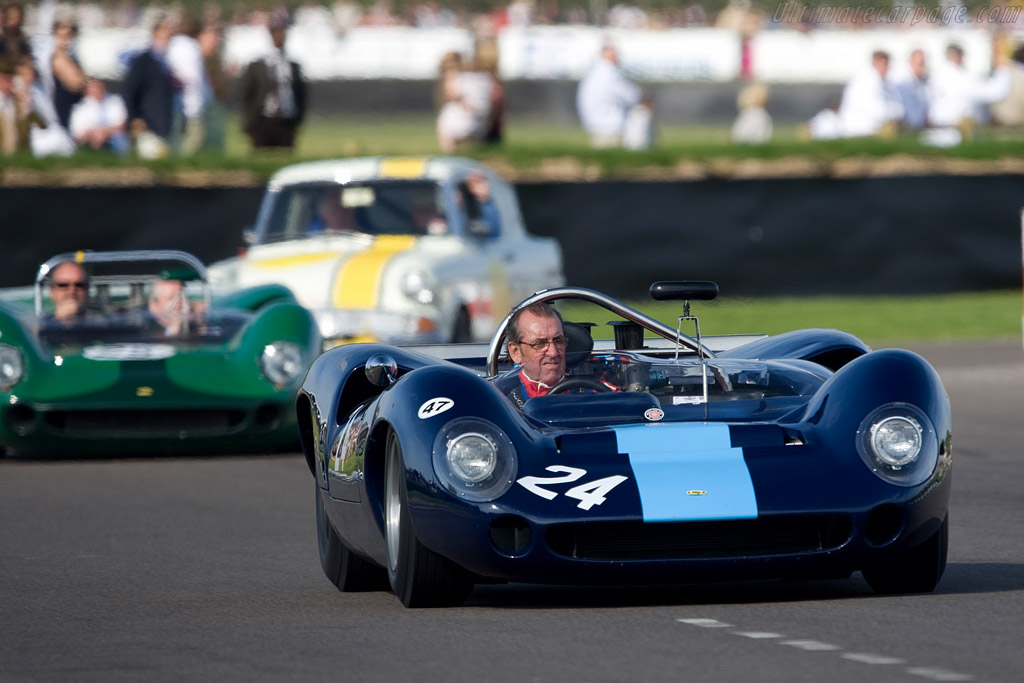 David Hobbs in the T70 he debuted at Goodwood - Chassis: SL70/2  - 2008 Goodwood Revival