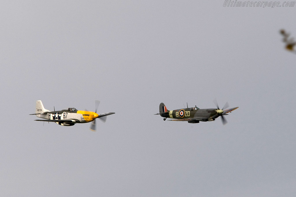 Mustang and Spitfire   - 2008 Goodwood Revival