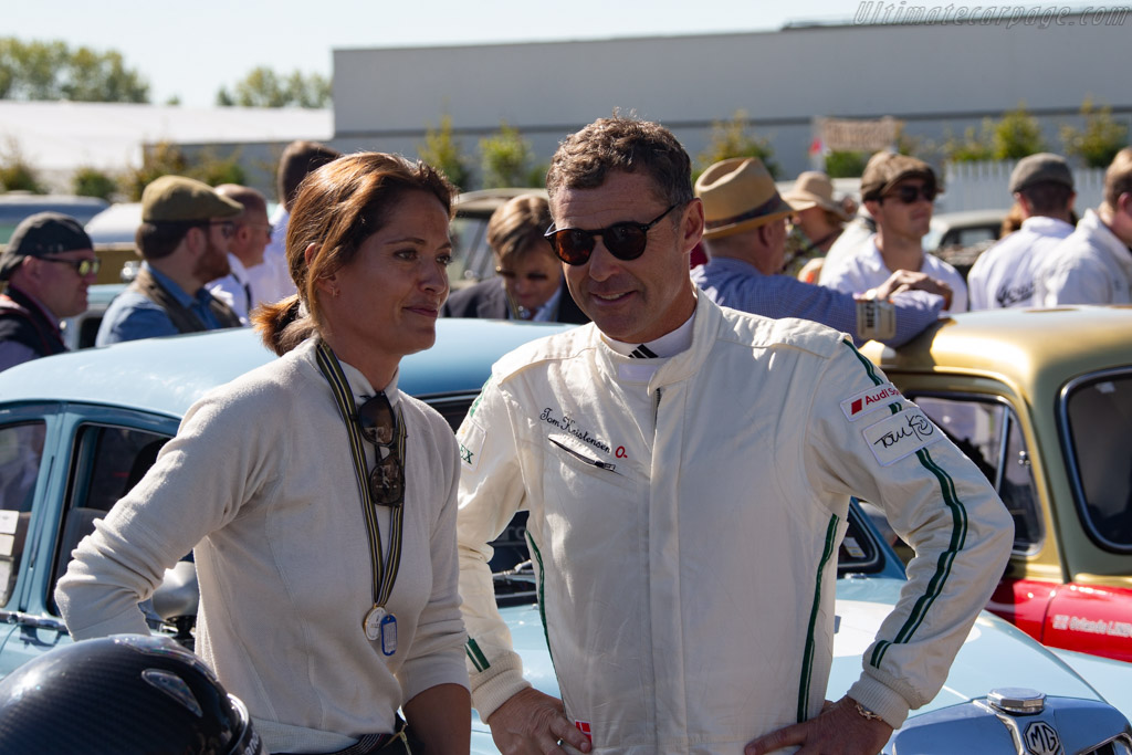 Amanda Stretton and Tom Kristensen   - 2019 Goodwood Revival