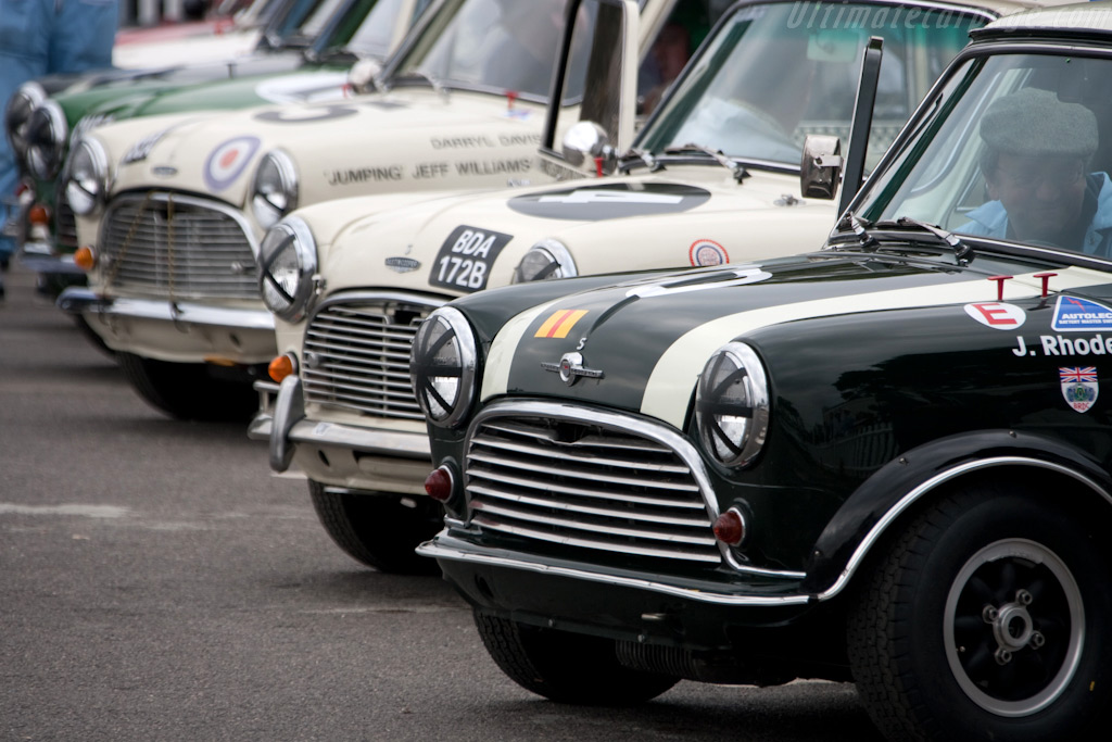 Minis galore   - 2009 Goodwood Revival