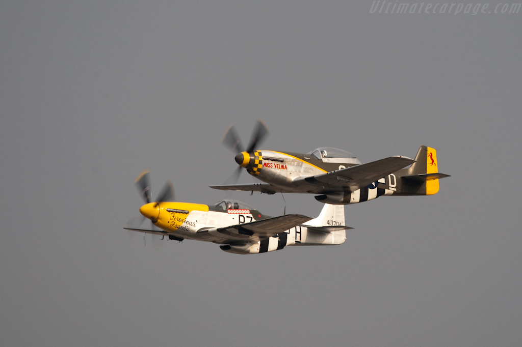 North American P51 Mustangs   - 2009 Goodwood Revival