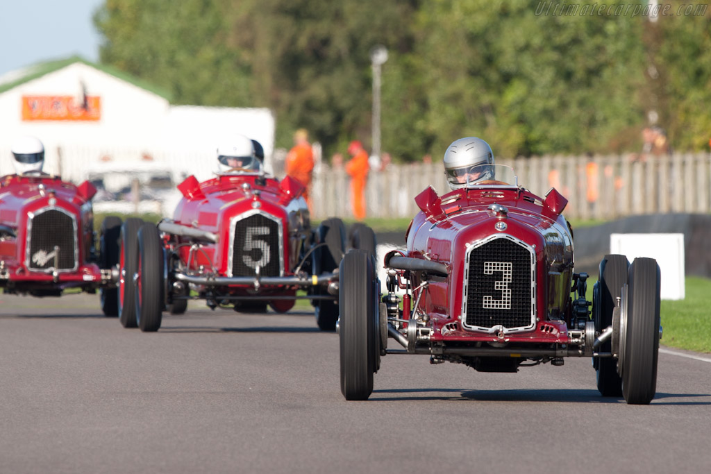 Four Alfa Romeo Tipo Bs   - 2010 Goodwood Revival