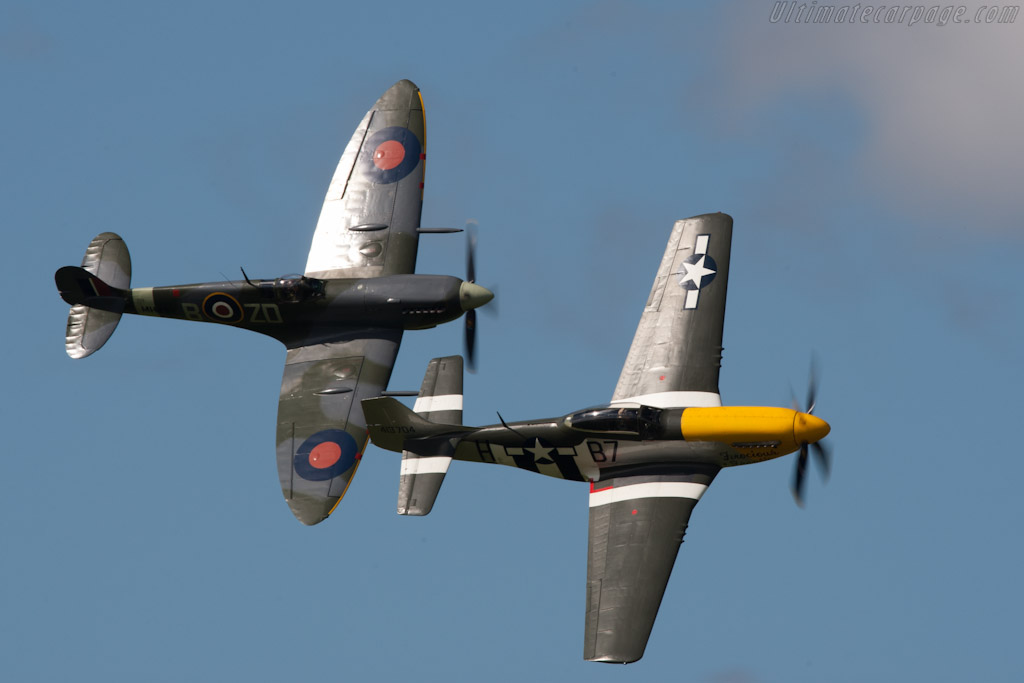 Spitfire and Mustang   - 2010 Goodwood Revival
