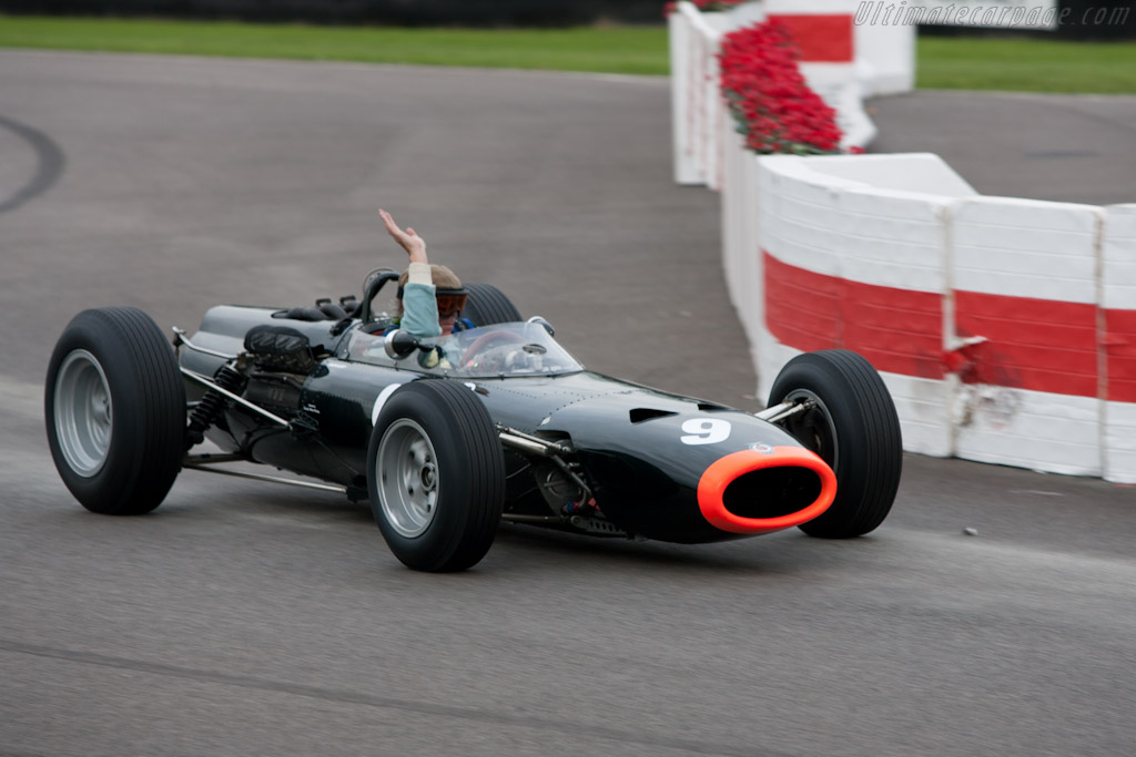 Winner Richard Attwood in his BRM P261   - 2010 Goodwood Revival