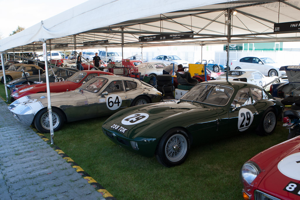 All four SLRs - Chassis: SLR3  - 2012 Goodwood Revival
