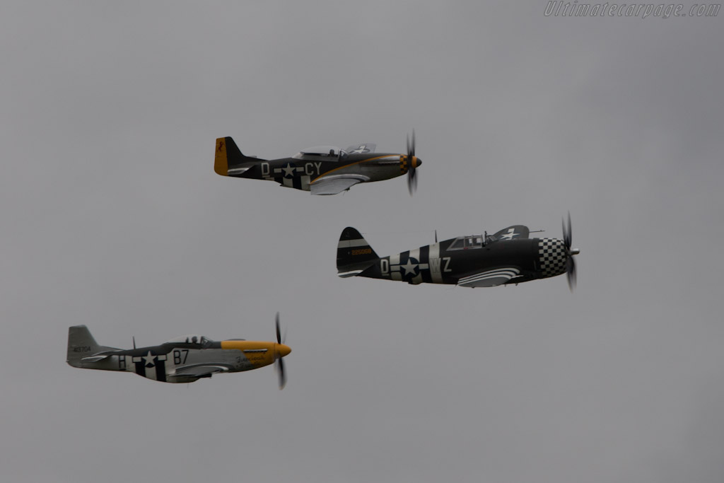 Mustangs and Thunderbolt   - 2012 Goodwood Revival