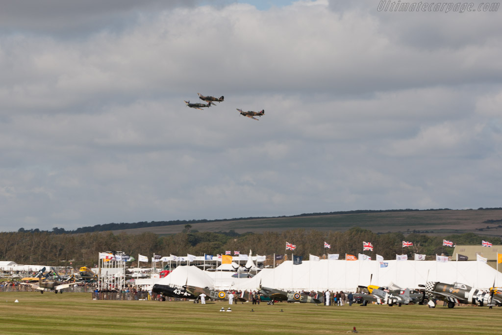 Spitfire and Huricanes   - 2012 Goodwood Revival