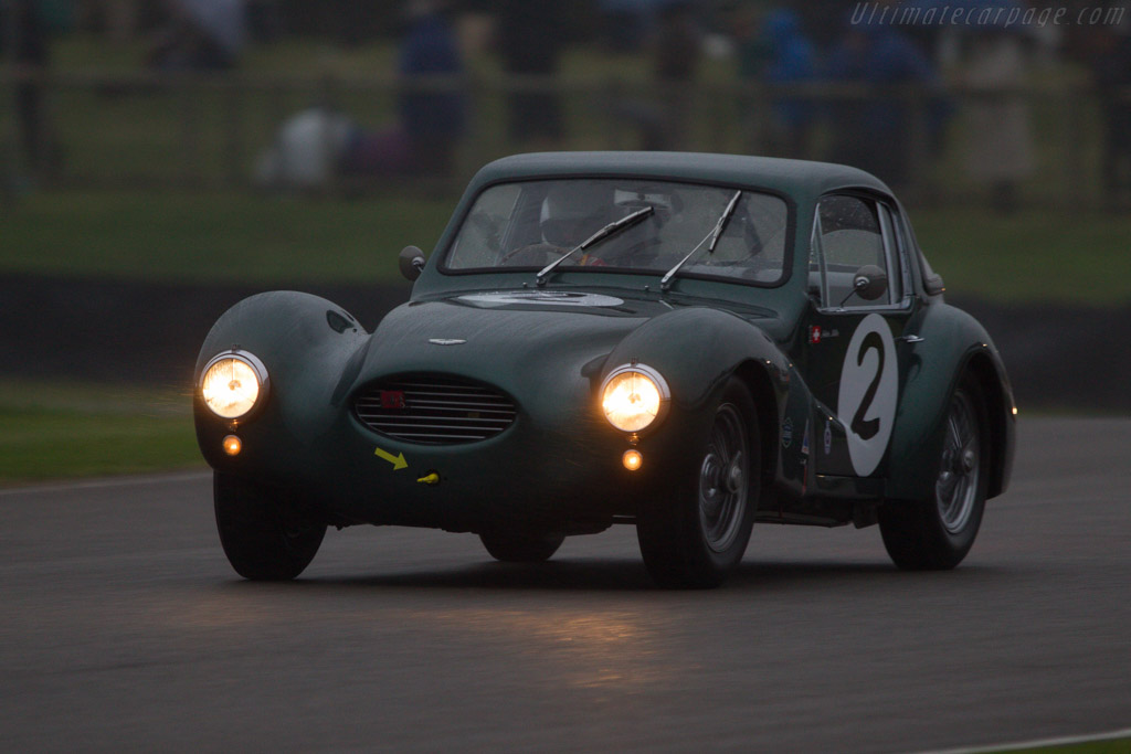 Aston Martin DB3 Coupe - Chassis: DB3/7 - Entrant: Urs Muller - Driver: Urs Muller / Arlette Muller - 2013 Goodwood Revival