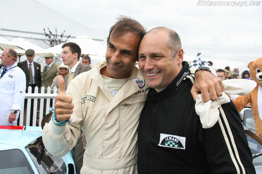 Emanuele Pirro and Shaun Lynn   - 2013 Goodwood Revival