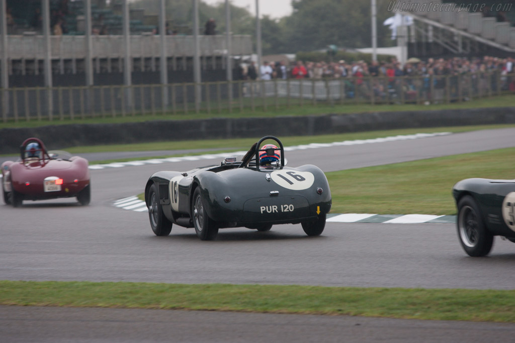 Jaguar C-Type - Chassis: XKC 043 - Entrant: Aubrey Finburgh - Driver: John Clark / Nick Finburgh - 2013 Goodwood Revival