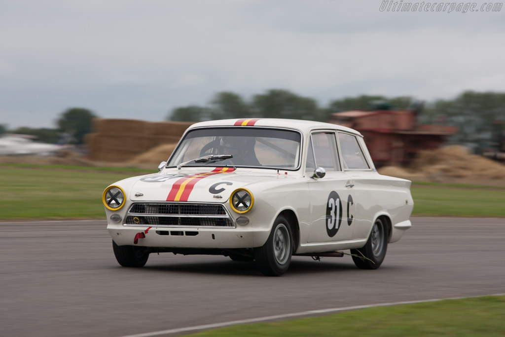 Lotus Cortina  - Entrant: Shaun Lynn - Driver: David Richards - 2013 Goodwood Revival