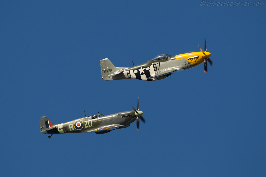 Spitfire and Mustang   - 2013 Goodwood Revival