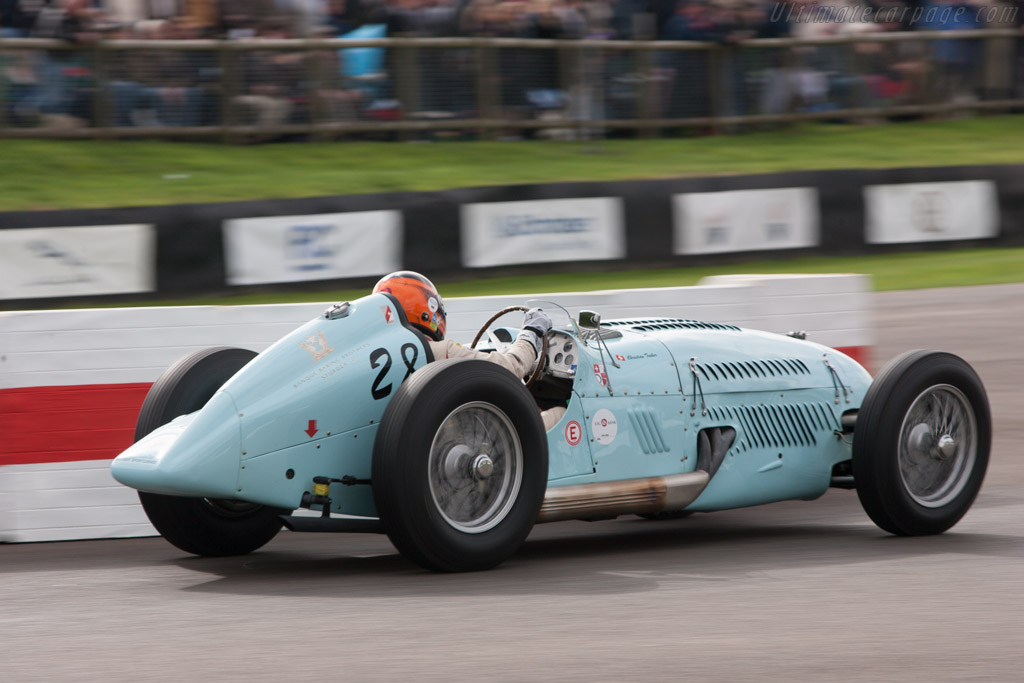 Talbot Lago Monoplace Decalee - Chassis: 90130 - Driver: Christian Traber - 2013 Goodwood Revival