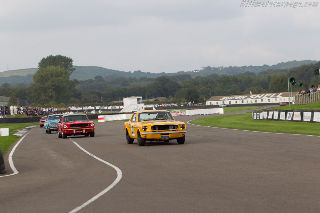 Ford Mustang  - Driver: Peter Hallford / Jackie Oliver - 2014 Goodwood Revival