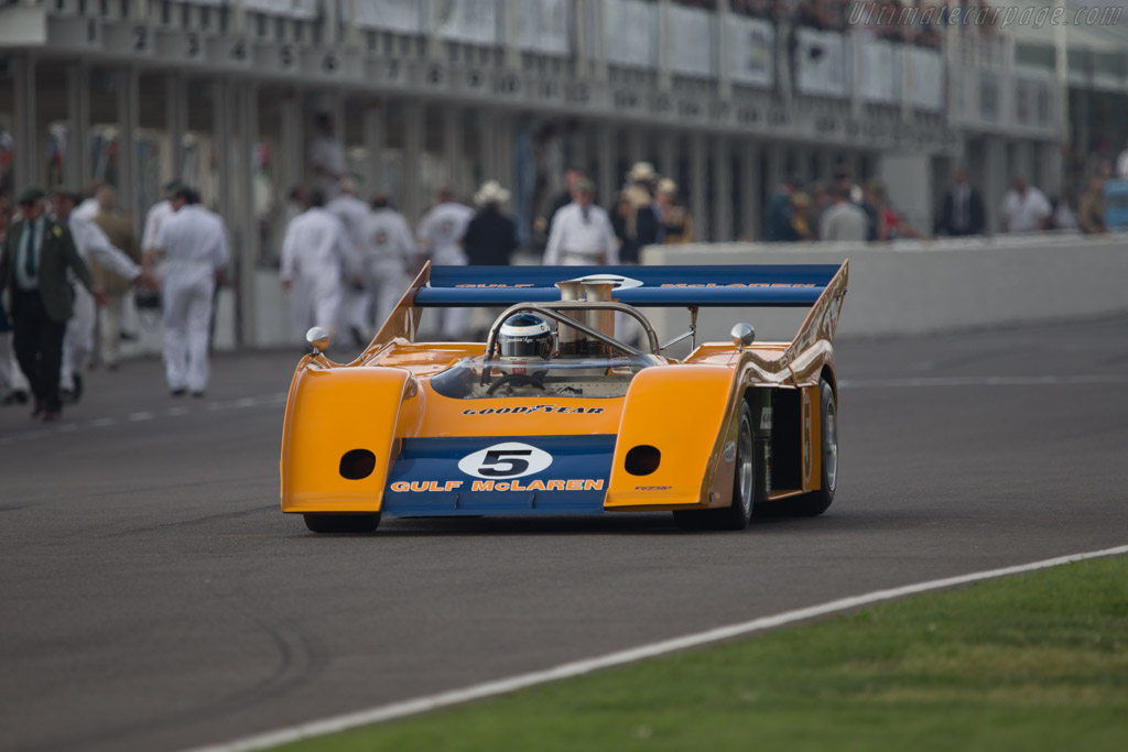 McLaren M20 Chevrolet - Chassis: M20-3 - Entrant: ROFGO Collection - Driver: Darren Turner - 2014 Goodwood Revival