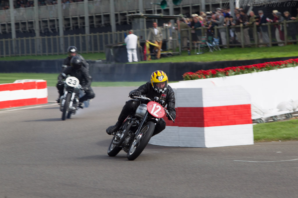 Norton Dominator  - Driver: Mick Hemmings / Nick Roberts - 2014 Goodwood Revival