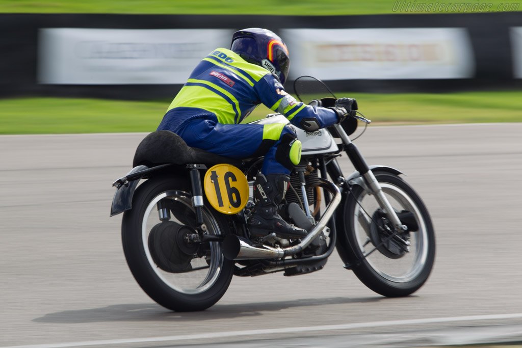 Norton Manx  - Driver: Joaquin Folch-Rossinol Jr / A Tejedo - 2014 Goodwood Revival
