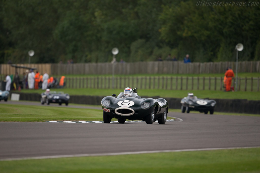 Jaguar D-Type Long Nose - Chassis: XKD 505 - Entrant: Trade-Air ltd. - Driver: Andy Wallace - 2015 Goodwood Revival