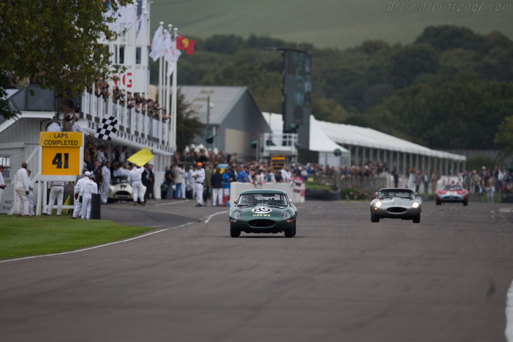 Jaguar E-Type - Chassis: 850486 - Entrant: Derek Hood - Driver: Gordon Shedden / Chris Ward - 2015 Goodwood Revival