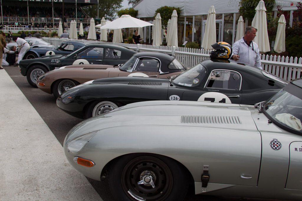 Jaguar E-Type - Chassis: 850010 - Entrant: Reial Auto Club Catalunya - Driver: Joaquin Folch-Rusinol / Martin Stretton - 2015 Goodwood Revival
