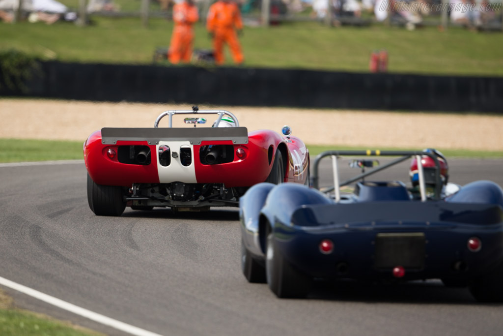 Lola T70 Mk2 Spyder - Chassis: SL71/48 - Entrant: Philip Hall - Driver: Nick Padmore - 2015 Goodwood Revival