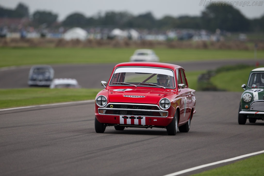 Lotus Cortina  - Entrant: Howard Wise - Driver: John Young - 2015 Goodwood Revival