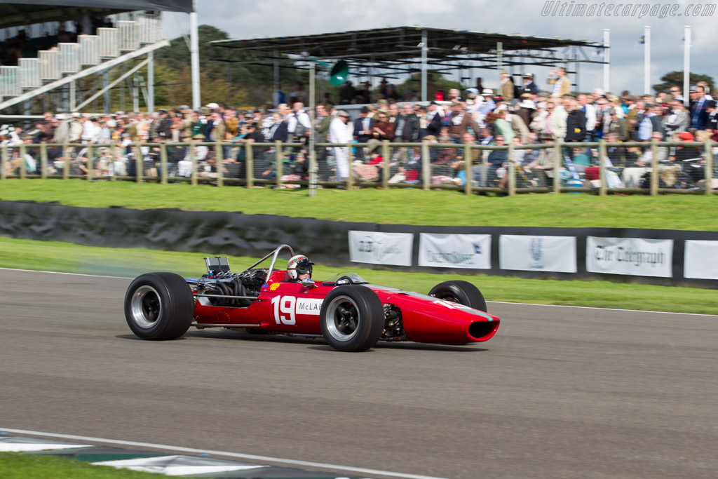 McLaren M5A BRM - Chassis: M5A/1 - Entrant: John Stafford - Driver: Jackie Stewart - 2015 Goodwood Revival