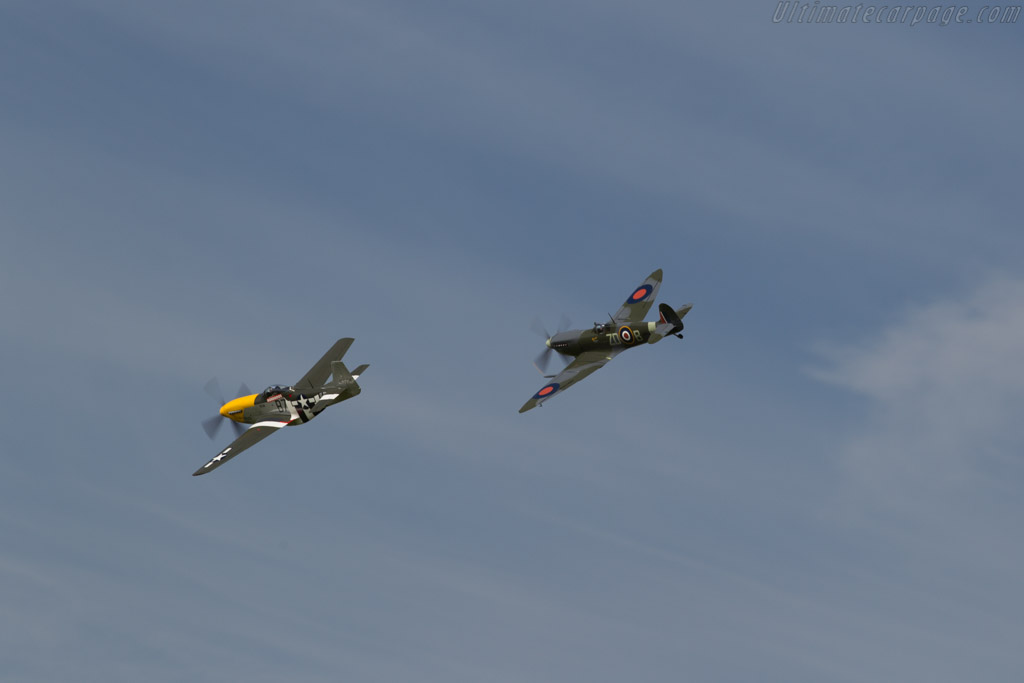 Mustang and Spitfire   - 2015 Goodwood Revival