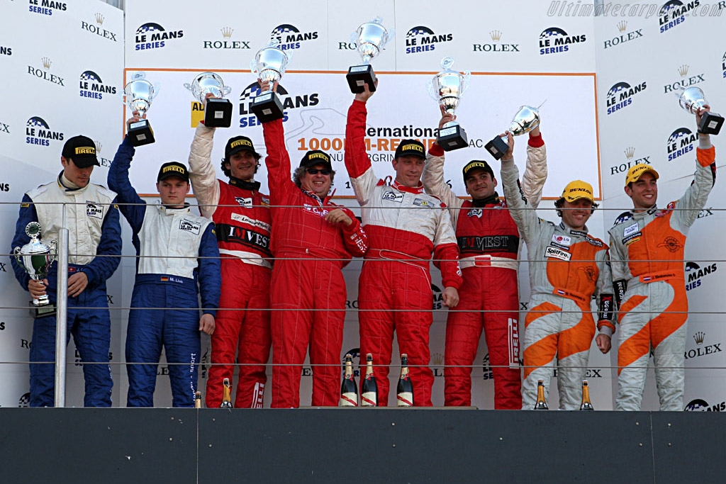 GT2 podium   - 2006 Le Mans Series Nurburgring 1000 km