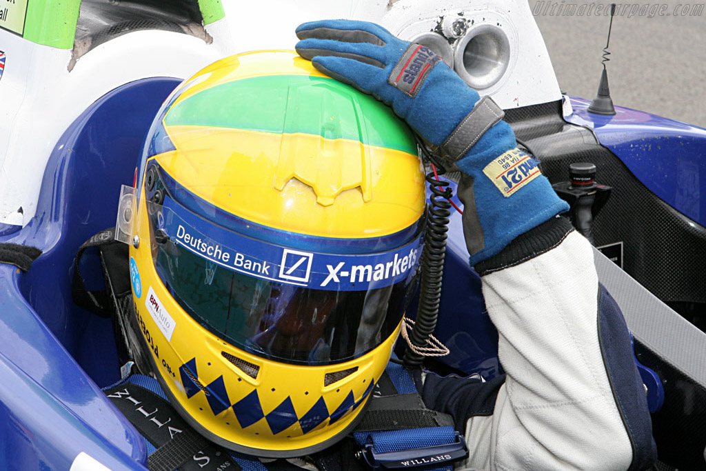 Joao Barbosa Scratching his head - Chassis: 01-04 - Entrant: Rollcentre Racing - 2007 Le Mans Series Nurburgring 1000 km